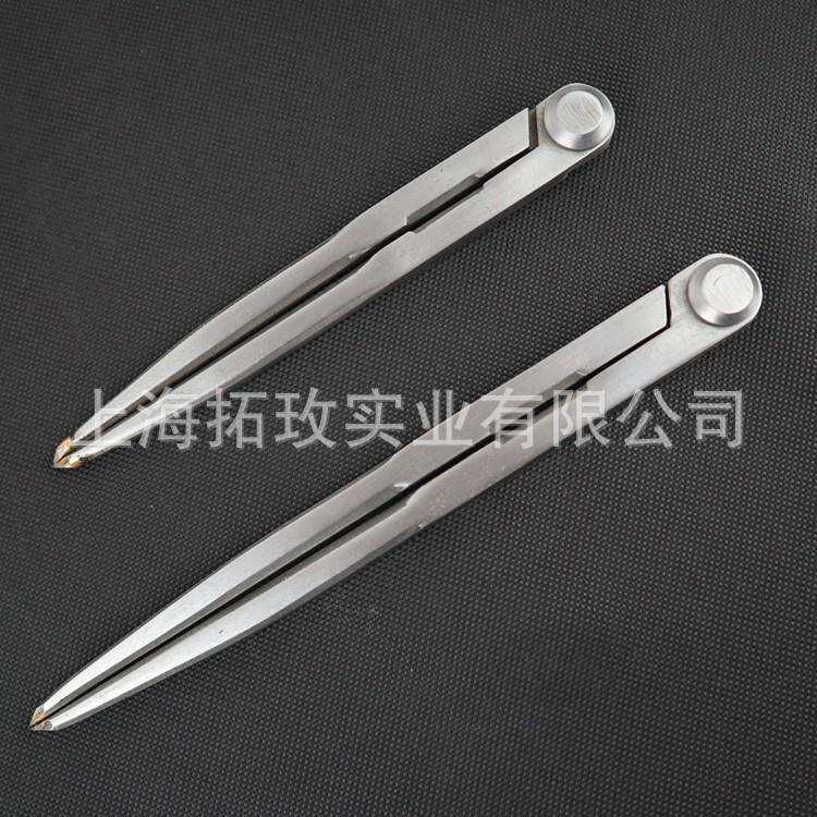 拓玫自产重型浇铸硬质合金钨钢头圆规划线器划线规间距规分规