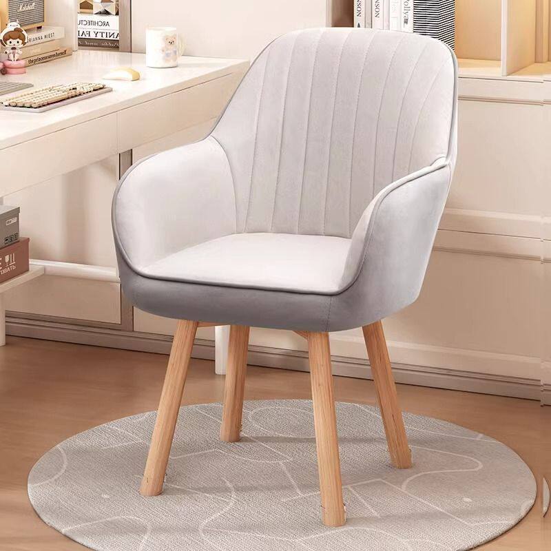 2026电脑椅子家用舒适久坐靠背护腰办公椅实木化妆宿舍学生学习书