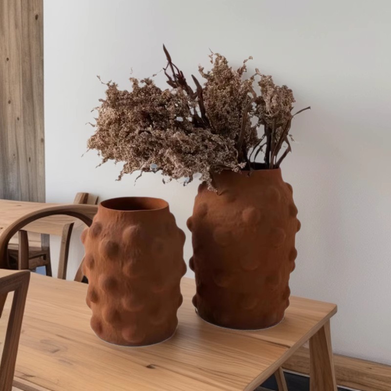 现代简约创意树脂花瓶花器样板房售楼处桌面茶几玄关软装饰品摆件