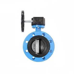 大口径D341X 16Q手动软密封涡轮法兰蝶阀法兰连接