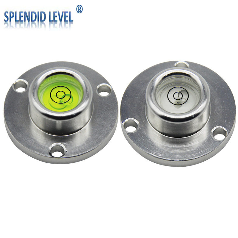 全金属水平仪迷你小型水准仪带法兰水平气泡牛眼式水准仪水准泡