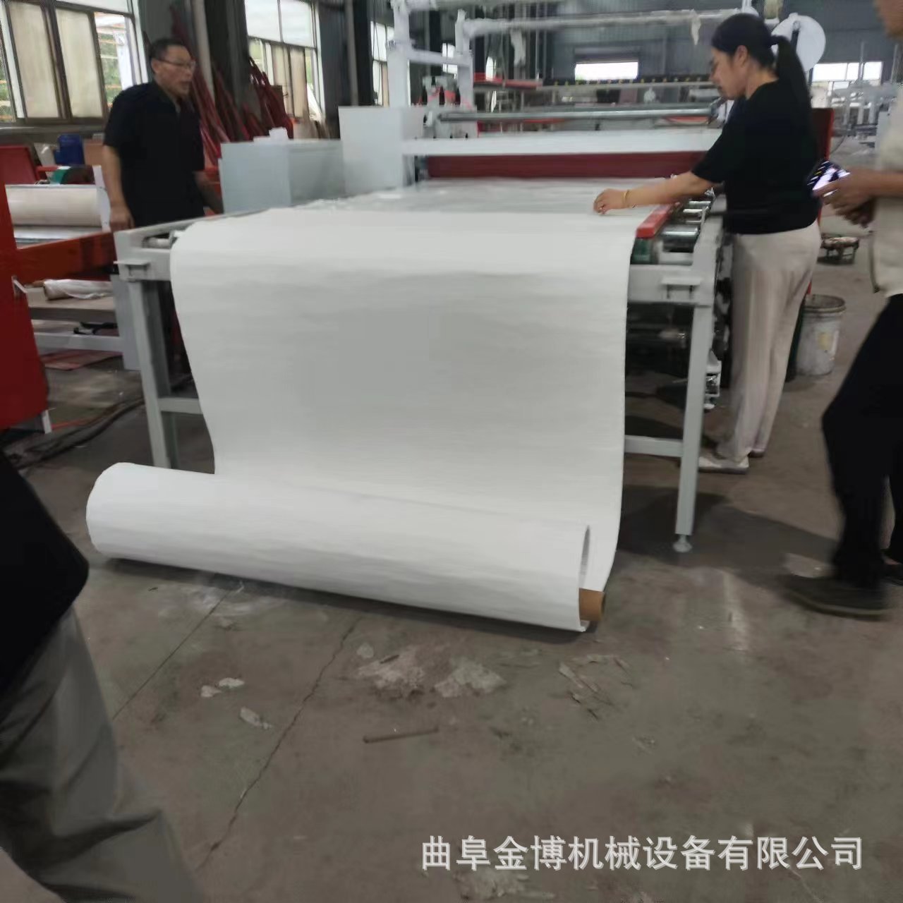 无纺布PE/PVC热复合背胶机