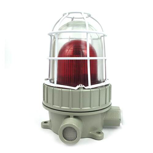 防爆光报警器9号0分贝旋转LED警BBJ-ZBD示灯信灯DBJ-1J声DBJ-1BZB