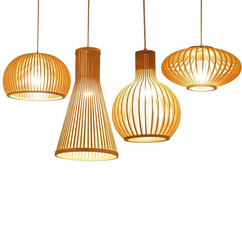 现代新中式简古藤阁灯约餐厅吊灯烛日创式意实木蜡原木吧制台饭店,家装灯饰光源,智能吊灯,淘宝优惠券,粉丝福利购,淘宝优惠卷