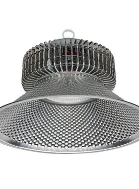 LE片D鳞工矿馆灯100W2厅00W工厂车间高天棚灯具球场照UFM明灯展吊