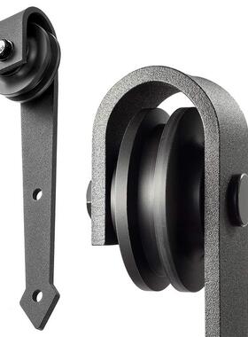 箭型谷门吊轨五金配件套装拉滑仓MRD-033动推门静音轨轨道导吊轮