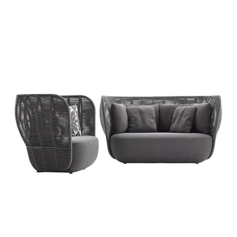 北88欧户院休闲创意藤编沙发庭别墅花店园酒藤沙发茶外几组合家具,住宅家具,户外沙发,淘宝优惠券,粉丝福利购,淘宝优惠卷