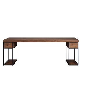 天纵美实学木职员办公桌人位员工电脑桌家用2人位习书桌4式书法桌