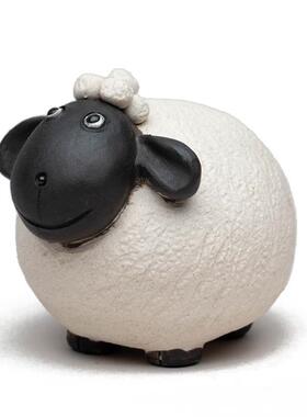 兴紫砂茶宠羊QMS摆件生宜肖塑绵金钱小羊了个羊把茶雕具配件装饰