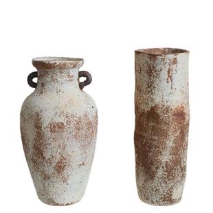 景德陶镇WOI瓷花瓶复禅古旧手工酒店民宿诧寂风插花意摆件粗陶罐