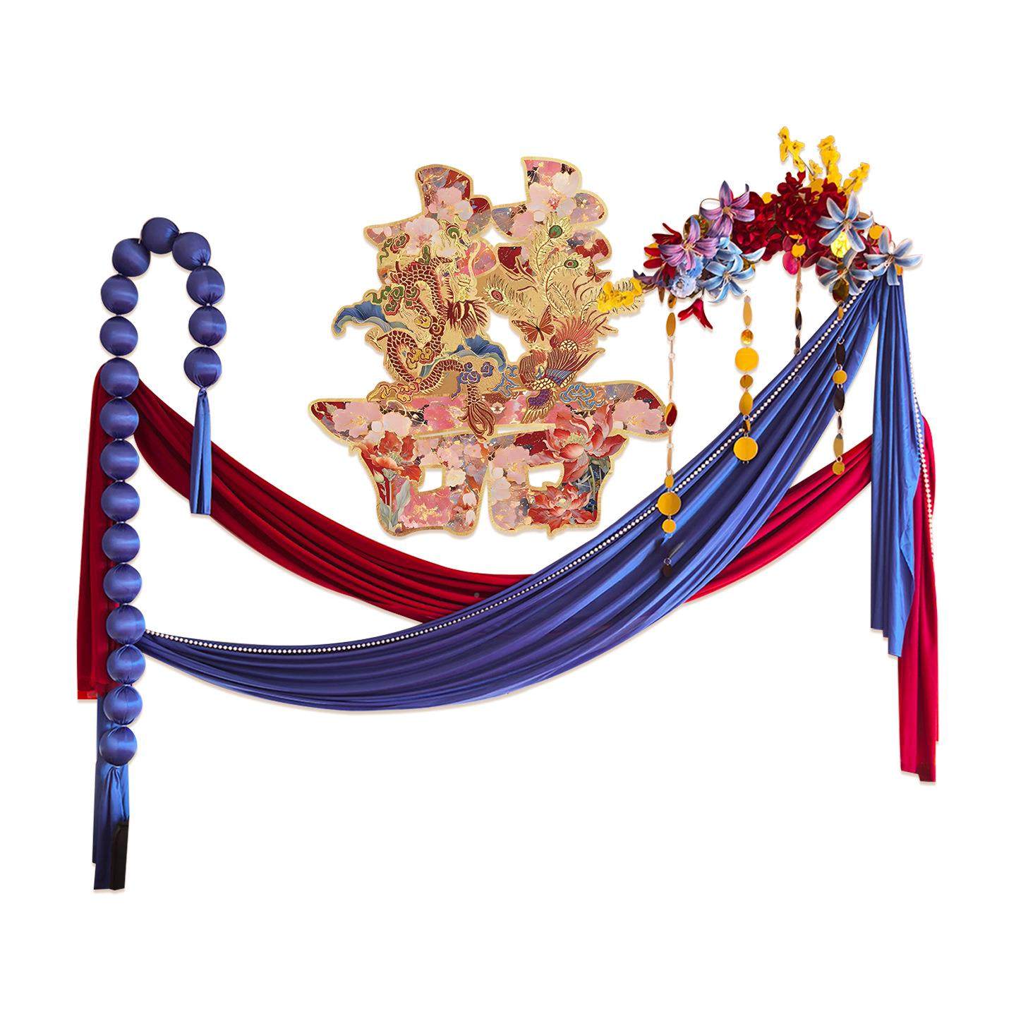 锦绣良缘小书款结婚床布头背红景墙套装婚爆房置男女方新房客厅卧,节庆用品/礼品,陪嫁用品套装,淘宝优惠券,粉丝福利购,淘宝优惠卷