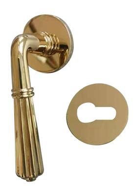 厂静家FT02-G1VPD室内门锁音锁分体锁纯铜简8约金房门锁家用