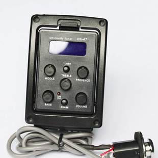 厂家 EQ-4T一体电箱拾音器 无需电池盒 民谣古典吉他拾音器