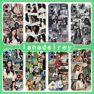 lanadelrey手机壳苹果15适用iPhone14promax周边13mini打雷姐12pro软壳11卡通xsmax明星xr保护套8plus防摔7P