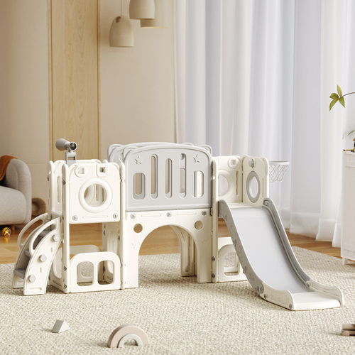 小神童滑滑梯室内家用小型儿童秋千组合玩具游乐场家庭宝宝攀爬架