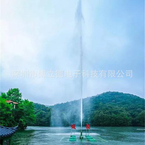 网红音乐牛角喇叭全套景区项目号角跳跳声控喊泉景观呐喊喷泉设备