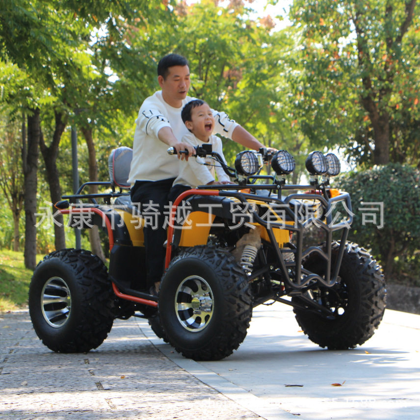 ATV沙滩车四轮越野摩托车UTV卡丁车200cc平衡轴防震发动机防滚架