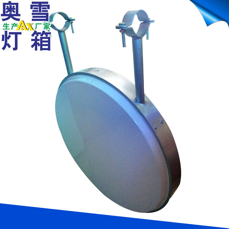 生产路灯杆灯箱圆形灯箱 双面广告灯箱 户外吸塑广告灯箱