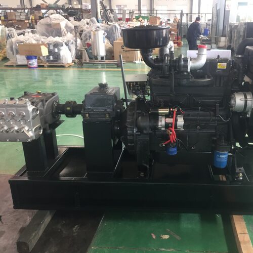 ZH4105ZP柴油机高压清洗泵组生产厂家 压力200kg 流量150升高压泵