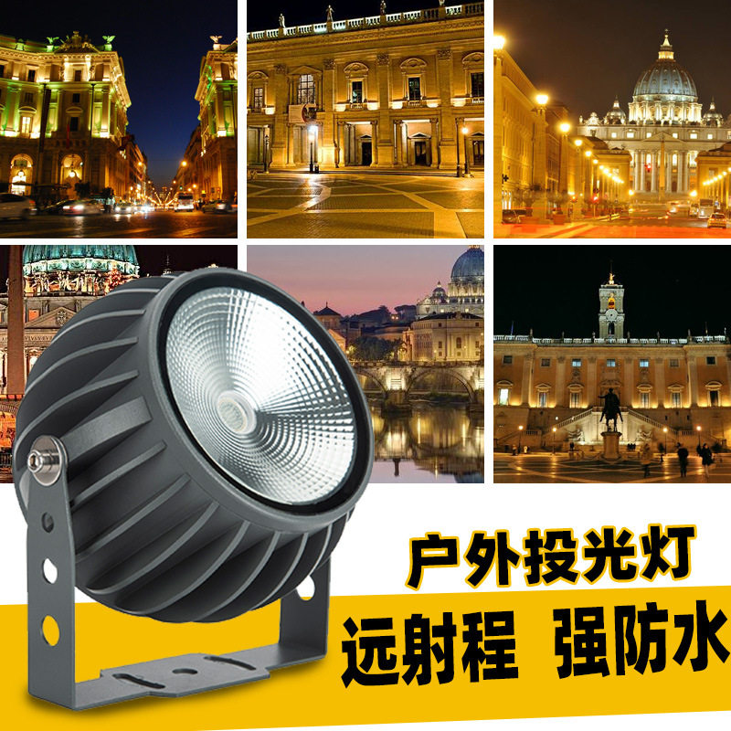 LED户外防水超亮投光灯