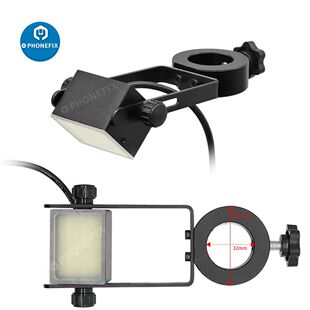 三目立体显微镜照明LEd灯带可调节环形灯方形灯PVC工业光源支架灯