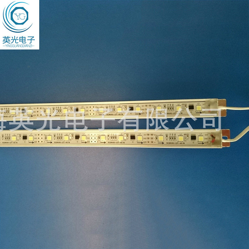 LED线条灯5050-60灯跑马防水铝合金硬灯条线条灯工程LED线条灯
