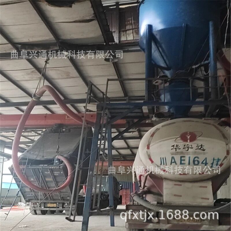 摇控机械臂负压吸灰机 临沂自吸式水泥粉装车200型气力输送机