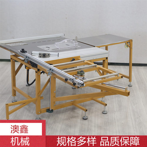 木工精密推台锯多功能一体机小型专用工作台无尘子母锯锯台配件