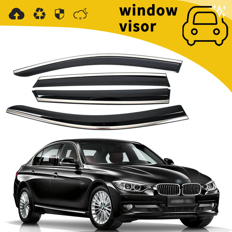 适用于10-16款宝马218i 320i 320Li 116i 118i车门晴雨挡改装饰