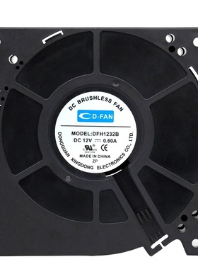 D-FAN DFH1232B DC 12V 0.60A 120x120x32mm 12厘米鼓风机风扇