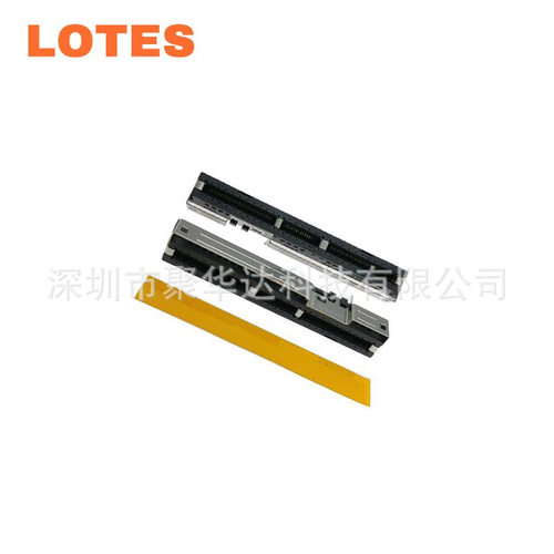 LOTES EDSFF高速连接器GenZ 4C立式140P母座带铁壳 30U 808004894