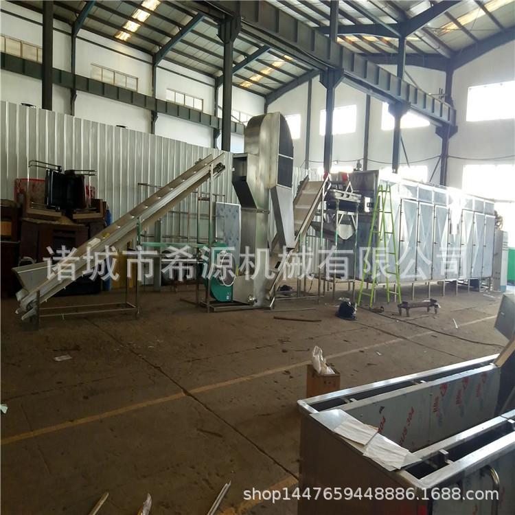 北京葛根清洗机葛根片清洗烘干机xy-8000型多层烘干线电话
