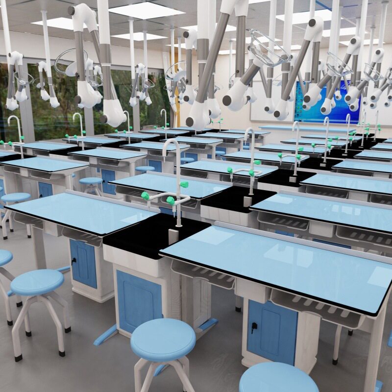 中小学生新型铝塑实验桌物理化学生物实验室科学探究实验台操作台