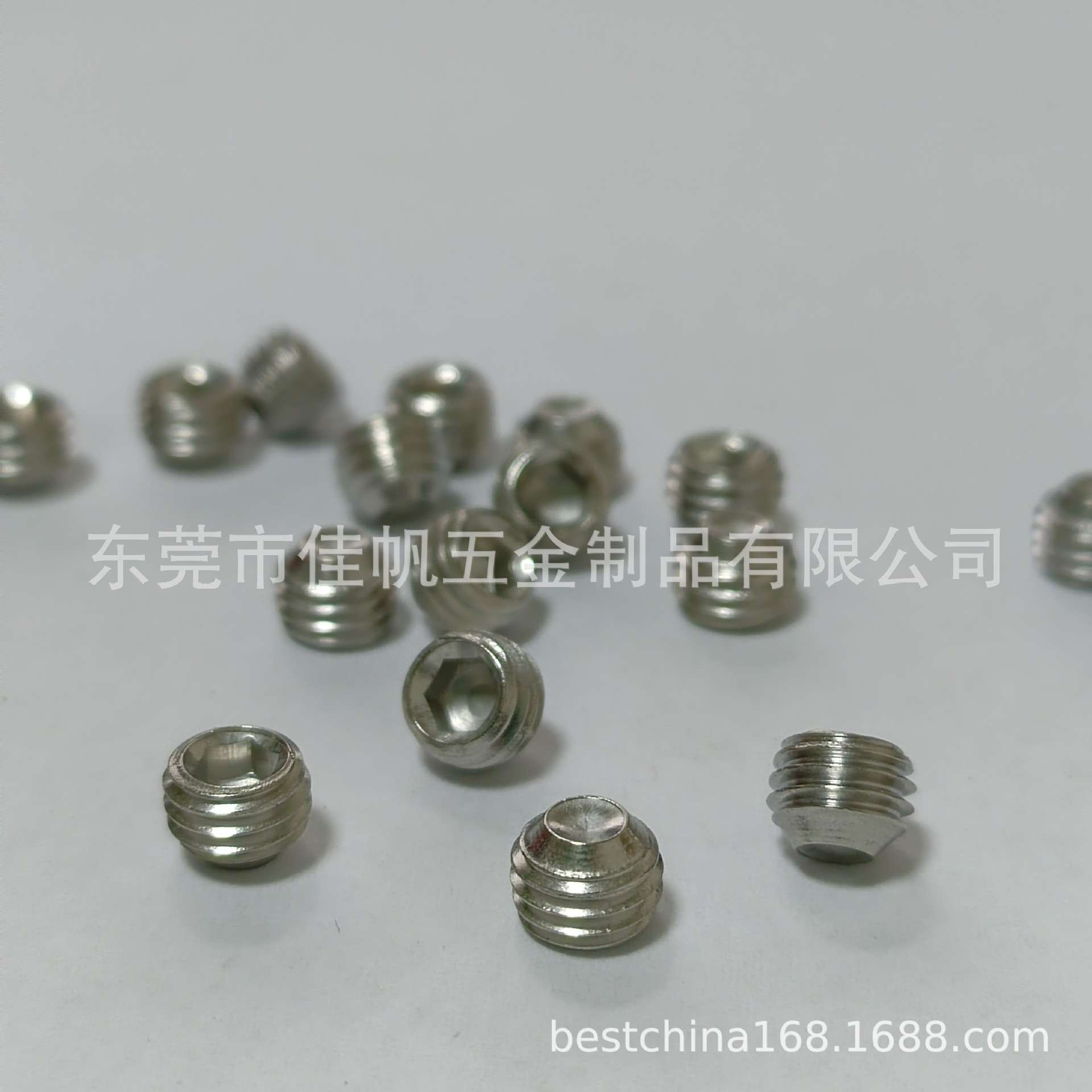 M2*2到12长不锈钢机米304止付螺丝,顶丝凹端螺钉,不锈钢紧定螺丝