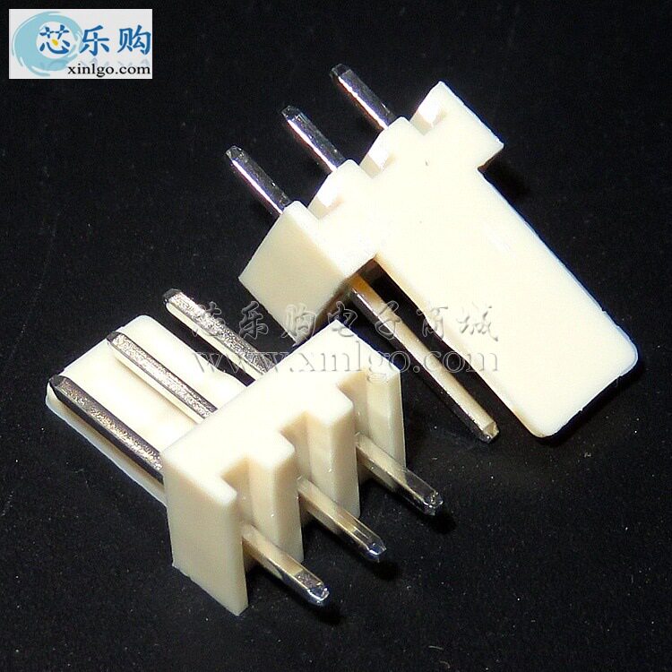 2510-3P KF2510-3A 3位 2.54MM 直脚直针 直针座连接器端子 全新