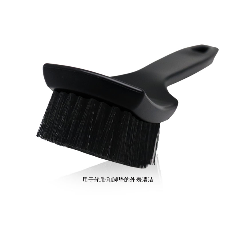 热销车掌柜轮胎清洗刷子黑色多功能轮毂钢圈O脚垫织物清洁刷清洗