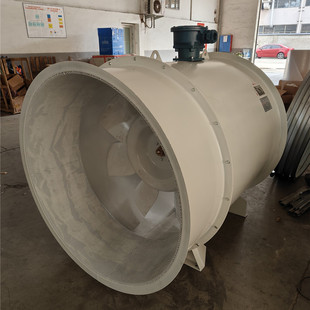 GXF 6.5C 25000m3 1000pa 15KW 管道加压斜流风机带销声段