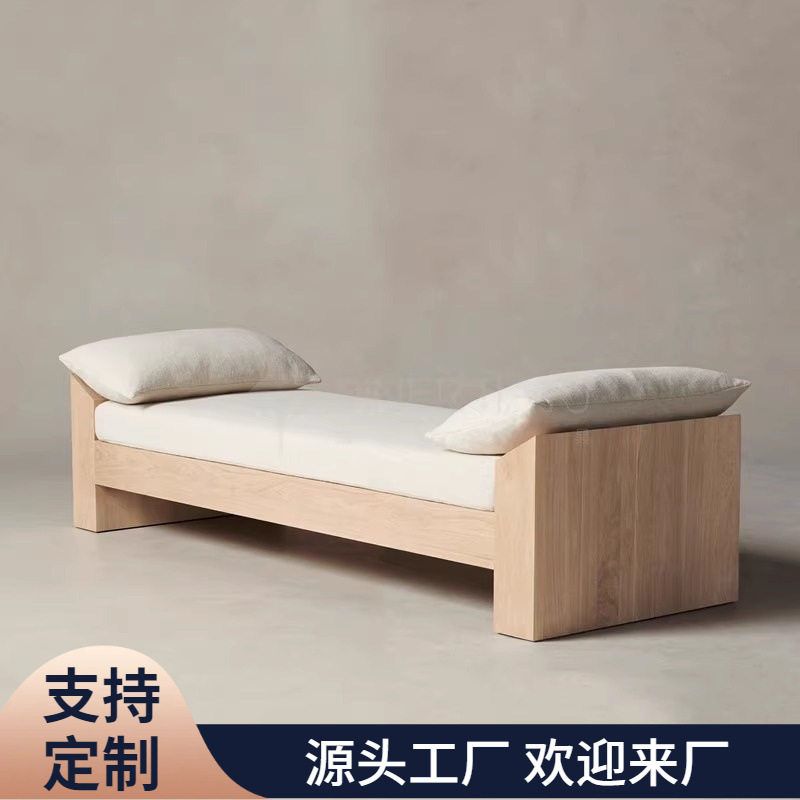 北欧白蜡木小户型客厅实木沙发凳衣帽间换鞋凳休闲室长条凳床尾凳
