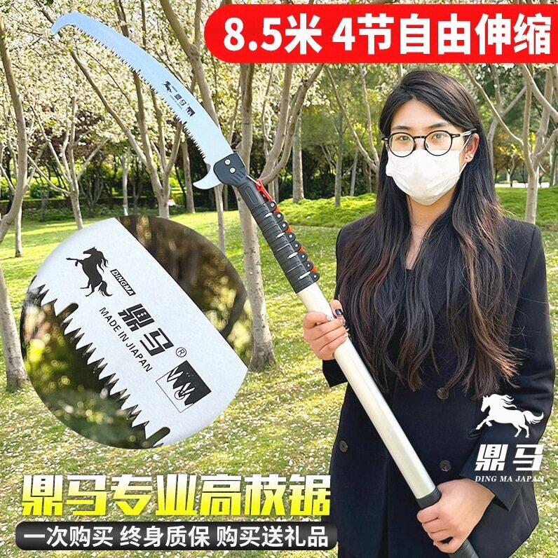 德国进口日本德国进口高枝锯园林高空锯修剪树枝锯加长伸缩修