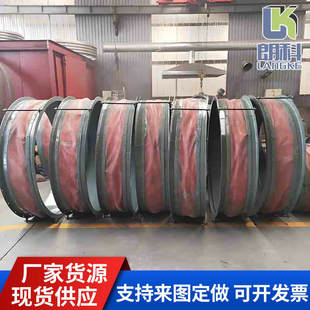 硅橡胶布厂家 纤维织物圈带氟橡胶复合带 非金属蒙皮布橡胶膨胀节