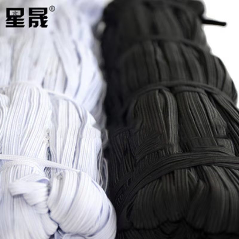 现货批发细松紧带 防滑涤纶捆装高弹力带 橡皮筋扁多规格可选厂家