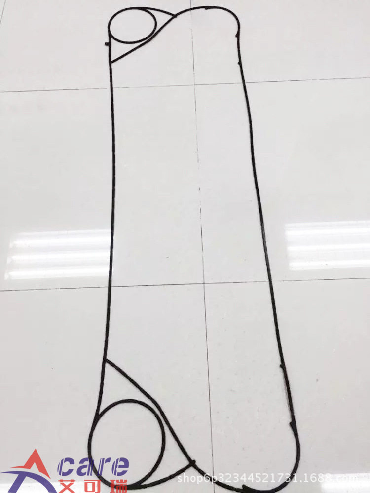导热油板式冷却器VT80 Viton A 氟橡胶密封垫片 橡胶垫圈
