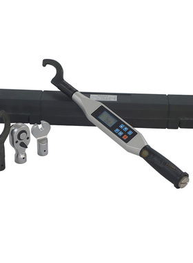 批发可调式扭力扳手200N.m电子数显式扭矩扳手可换头数显力矩扳手