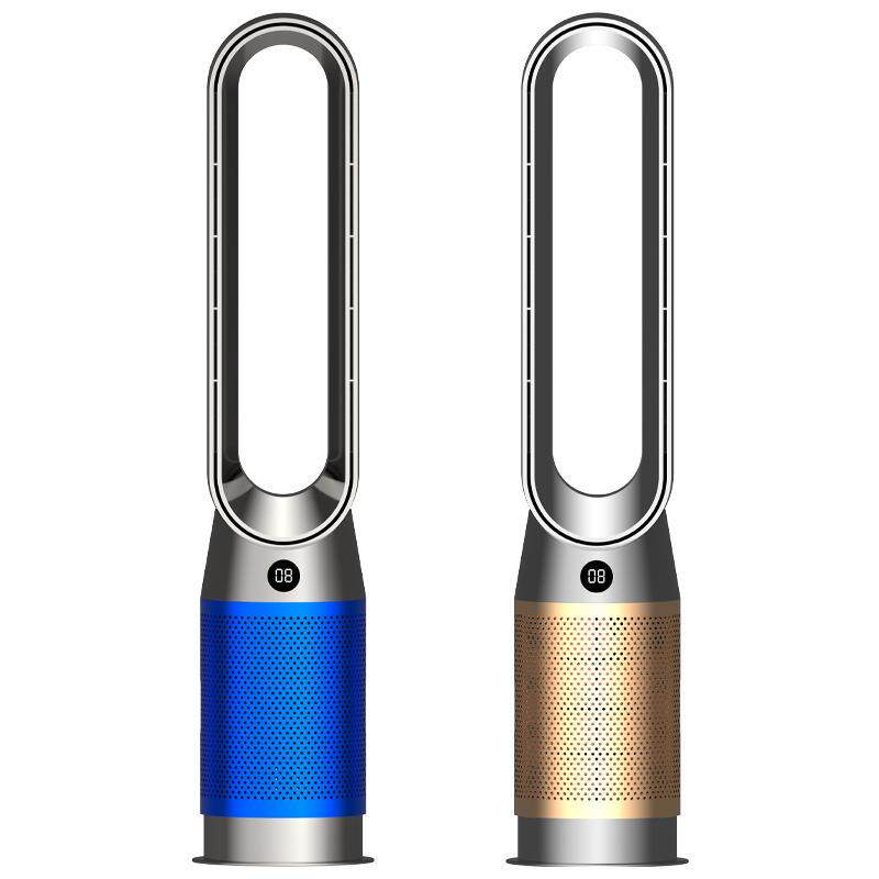 新款家用落地空气净化风扇050冷暖两用落地循环电风扇