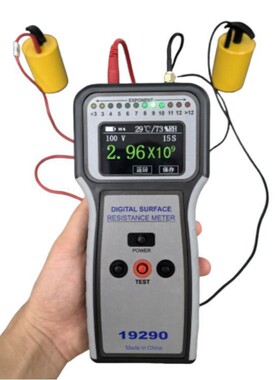 重锤式静电电阻测试仪国产19290表面电阻体积电阻人体行走电阻测