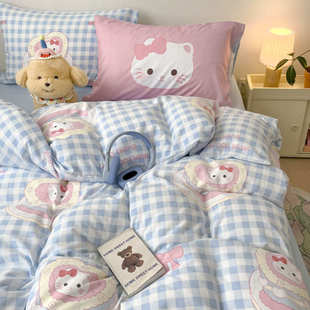 被套单件全棉单双人纯棉被罩150x200x230男女学生宿舍被单180x220