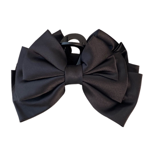 在逃公主蝴蝶结发夹女后脑勺黑色加大号抓夹女2025新款高级感发饰