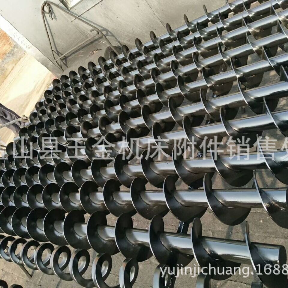 厂家新型批发管式无轴绞龙叶片左旋右旋滚筒式螺旋叶片机床螺旋杆