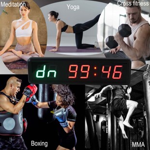 健身时钟 1.8寸健身计时器 家用小型健身计时器 Interval Timer