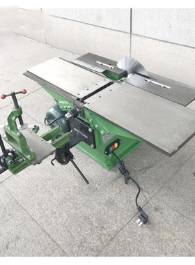 MB120A木工台刨台锯机 木工钻孔切割刨削一体机 家具厂三合一刨床